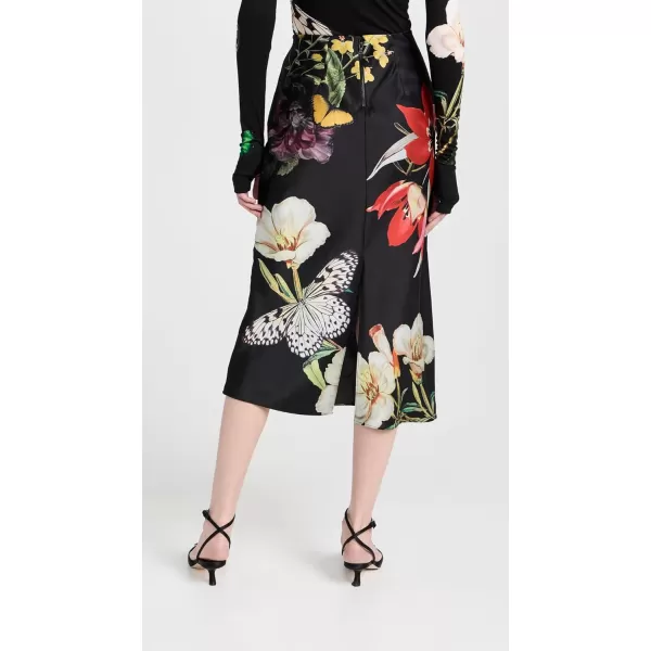 alice  olivia Womens Maeve Slip SkirtEssential Floral