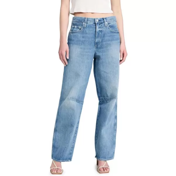 AMO Womens Sandra Baggy JeansCherry Bomb