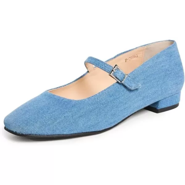 Alohas Womens Por Do Sol Ballet FlatsBlue Denim