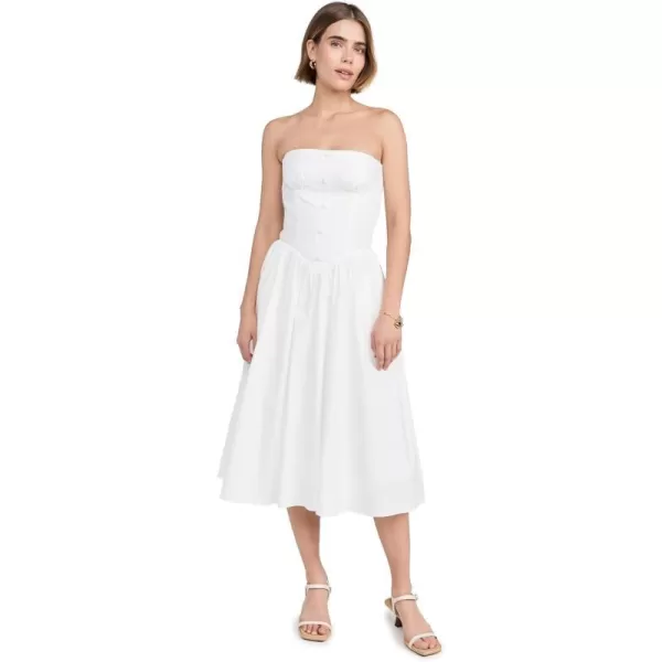 Amanda Uprichard Womens Strapless Holland DressWhite
