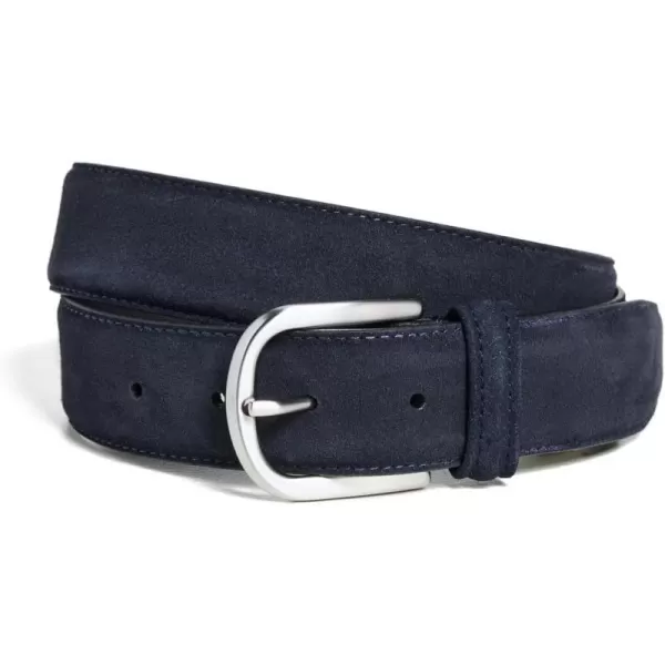 Andersons Mens Suede BeltNavy B1