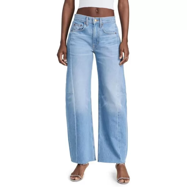 B Sides Womens Relaxed Lasso Long JeansWarren Blue