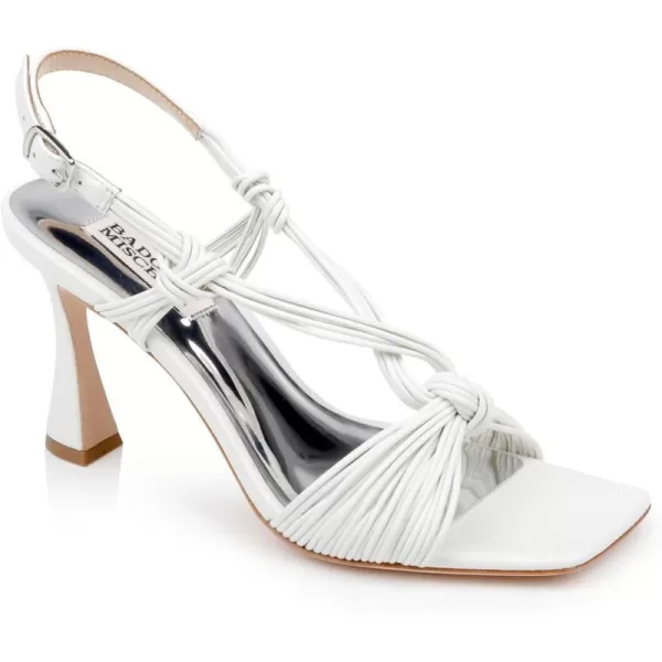 Badgley Mischka Womens Carmine Heeled SandalSoft White