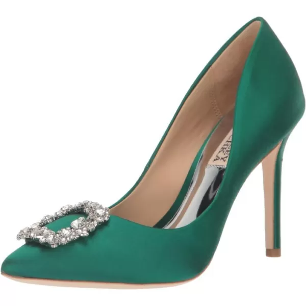 Badgley Mischka Womens Cher Pump  Womens Pumps with 375 Stiletto HeelsEmerald