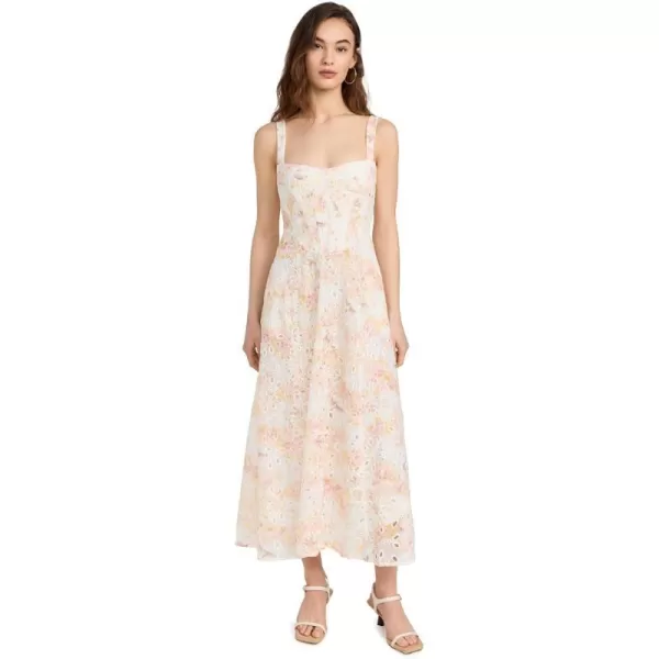 Bardot Womens Lilah Corset Midi DressSunny Floral