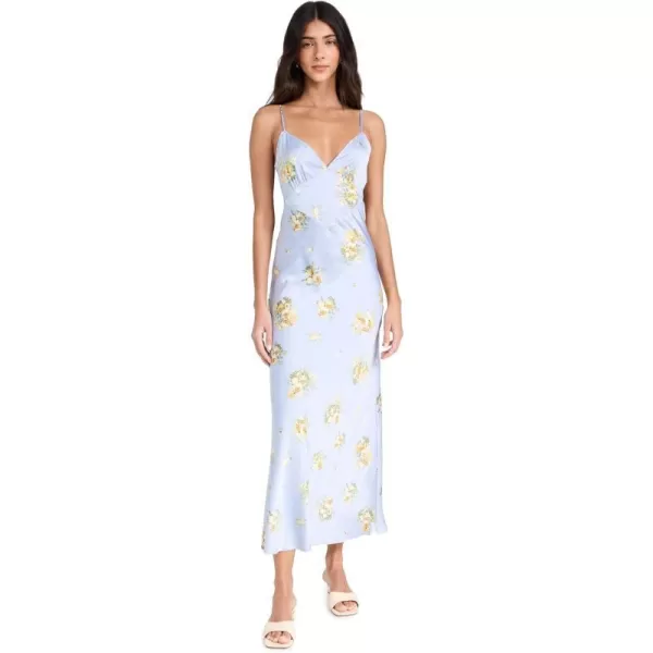 Bardot Womens Malinda Slip DressBaby Blue Floral