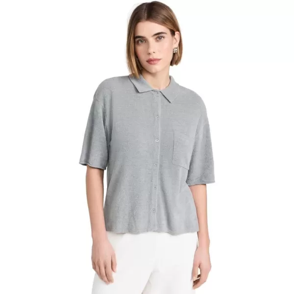 Barefoot Dreams Womens Cropped Short Sleeve ShirtMoonbeam