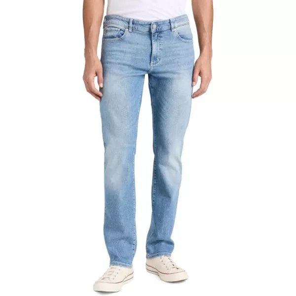 DL1961 Mens Russell Slim Straight Performance JeansAged Mid