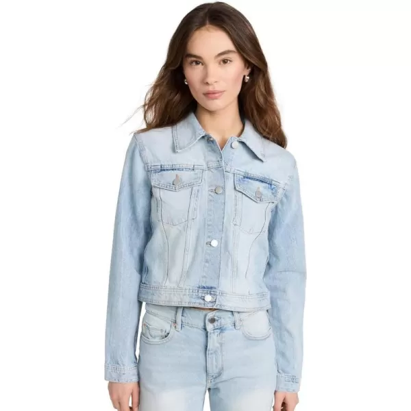 DL1961 Womens Vika Jacket Classic DenimFountain Vintage