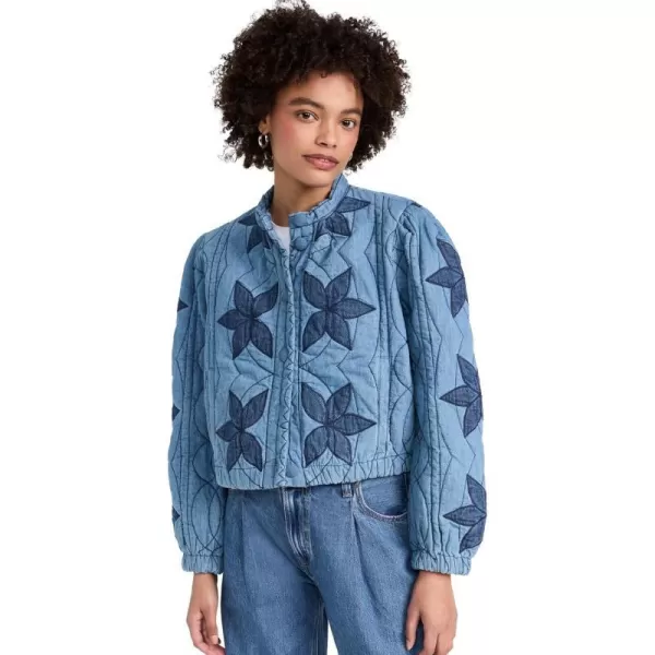 FP Movement Womens Quinn Quilted JacketIndigo Combo