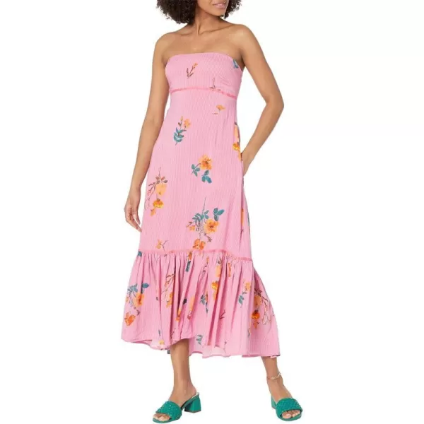 FP Movement Womens Rosie Posie Midi DressGrapefruit Combo