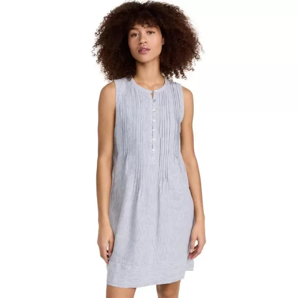 Faherty Womens Isha DressBlue Mini Stripe