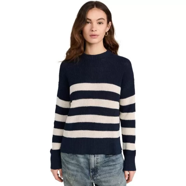 Faherty Womens Miramar Striped SweaterKadena Navy Stripe