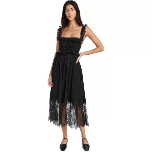 For Love  Lemons Womens Deane Midi DressBlack