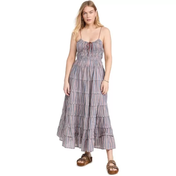 Free People Womens Going Steady MidiTaupe Combo