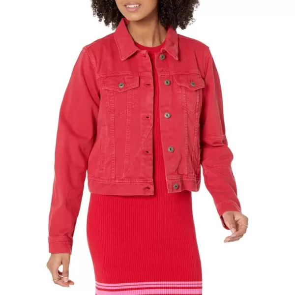 Free People Womens Rumors Denim JacketStrawberry Spritz