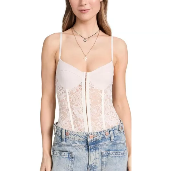 Free People womens Lace Night Rhythm BsEcru