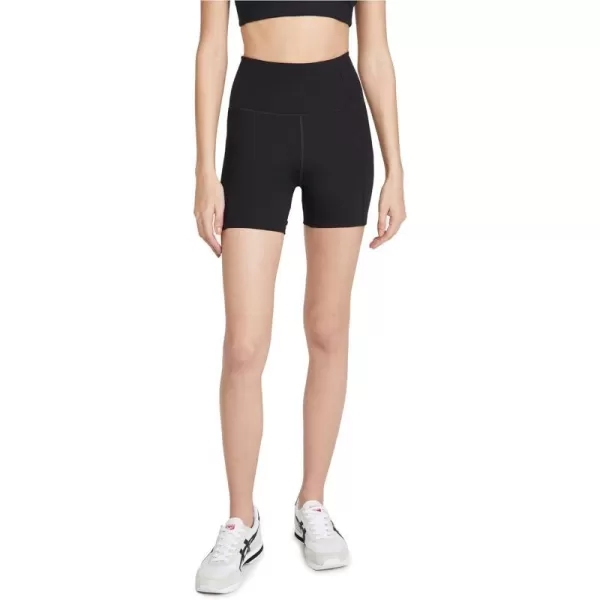 Girlfriend Collective Womens High Rise Run ShortsBlack