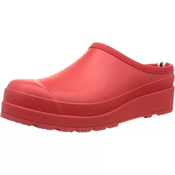 Hunter Womens Play ClogLogo Red