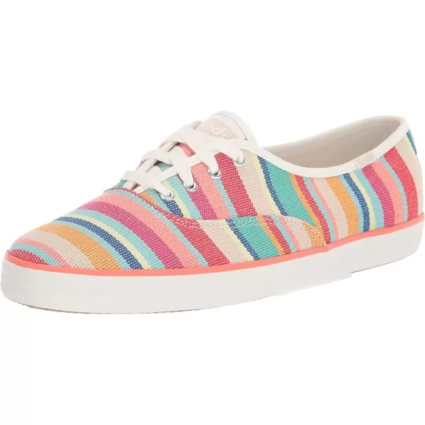 Keds Womens Champion Seasonal Canvas SneakerPinkMulti