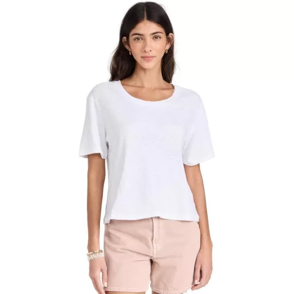 LOVESHACKFANCY Womens Calix TeeWhite