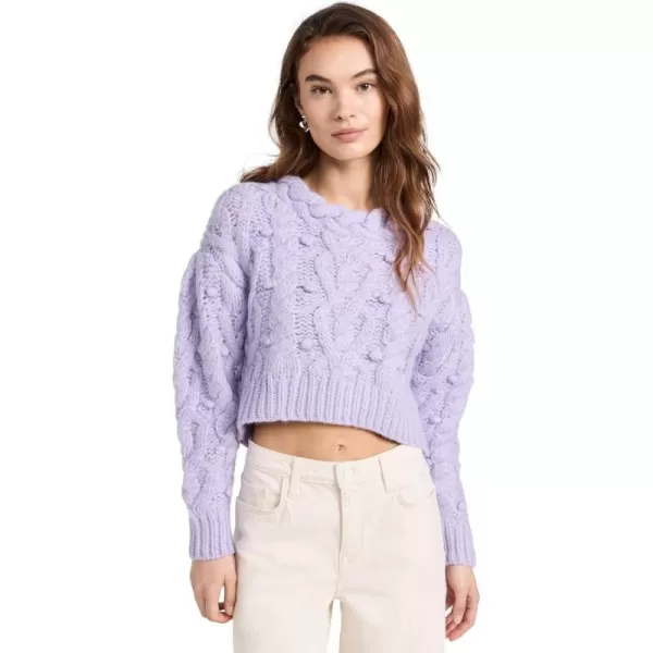 LOVESHACKFANCY Womens Galiona SweaterLilac Mist