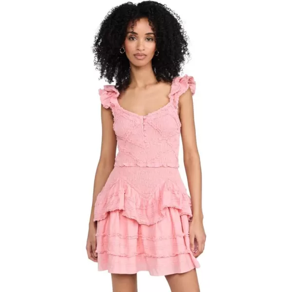 LOVESHACKFANCY Womens Marsinia DressBubblegum