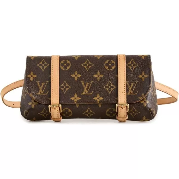 Louis Vuitton Womens PreLoved Louis Vuitton Marelle Belt Bag Mongram Brown One SizeBrown