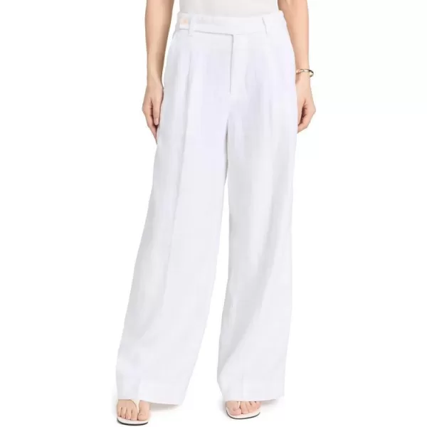 Madewell Womens The Harlow WideLeg PantsEyelet White