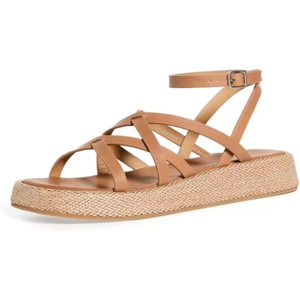 Madewell Womens The Sabrina Flat Form SandalDesert Camel