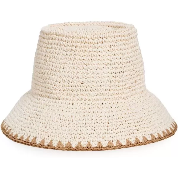 Madewell Womens Whipstitch Straw HatAlabaster