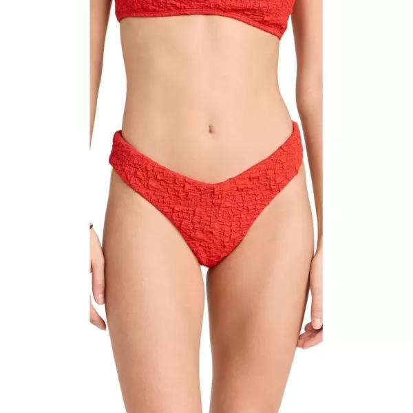 Mara Hoffman Womens Cece Bikini BottomsRed