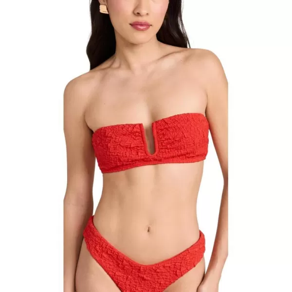 Mara Hoffman Womens Cruz Bikini TopRed