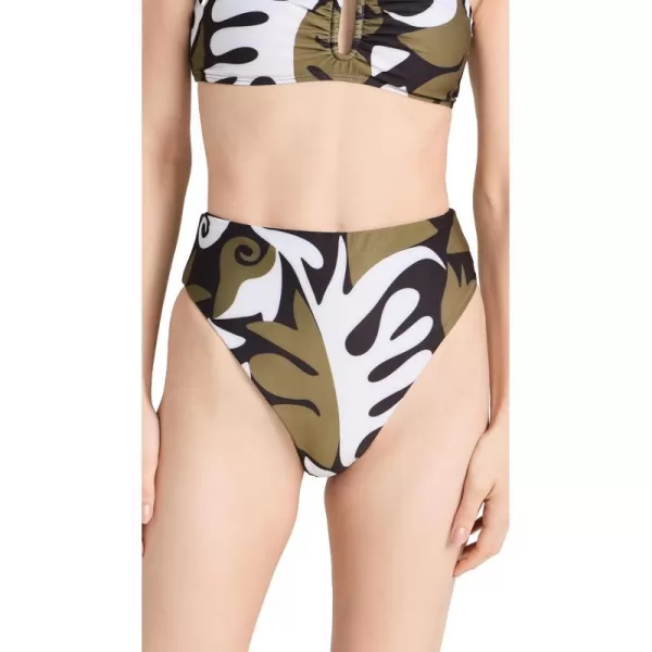 Mara Hoffman Womens Imina Bikini BottomsAssana Print