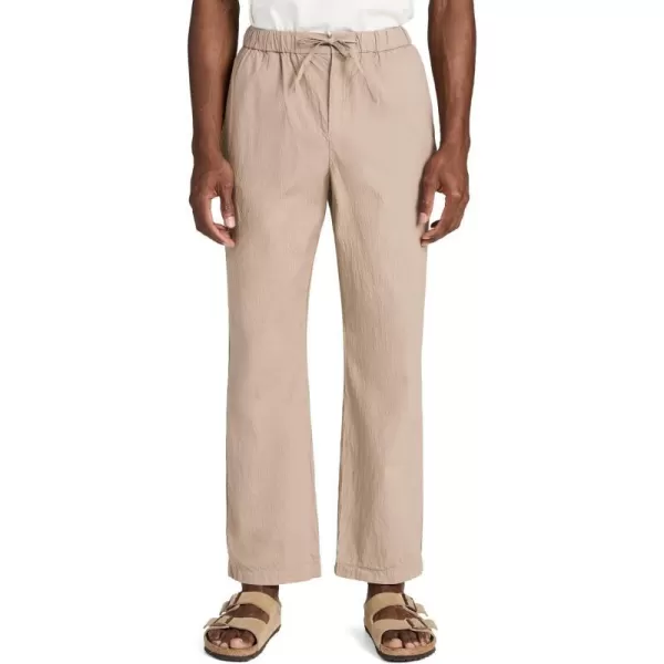 Mens Rocha Seersucker Wide Legged TrousersTruffle