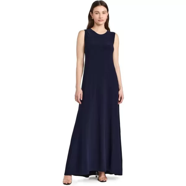 Norma Kamali Womens Sleeveless Swing Maxi DressTrue Navy