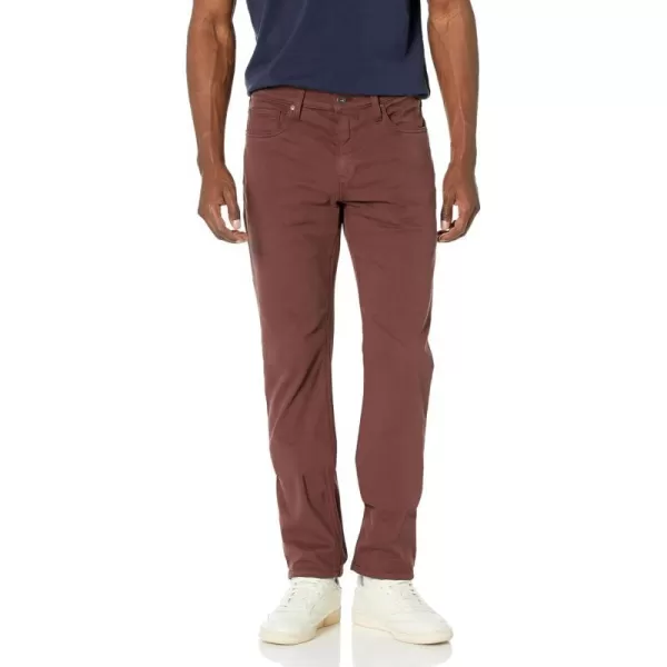 PAIGE Mens Federal Slim Straight Twill PantsDeep Aubergine