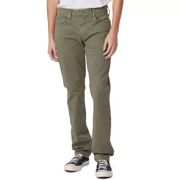 PAIGE Mens Federal Slim Straight Twill PantsMossy Stone