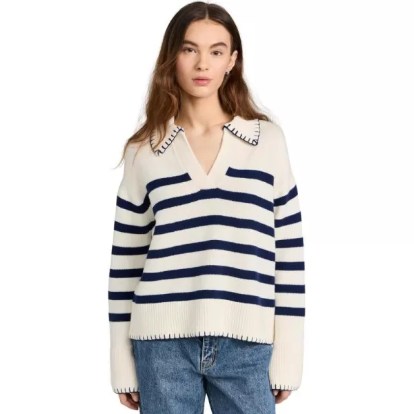 Rails Womens Athena SweaterIvory Navy Stripe
