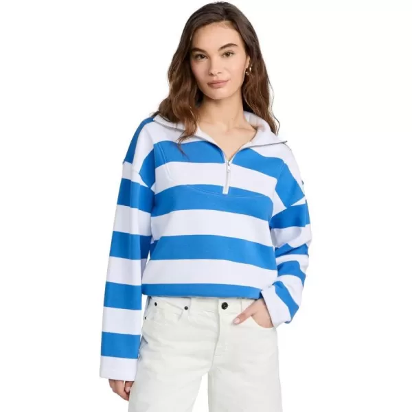 Rails Womens Parker SweatshirtOcean Rugby Stripe