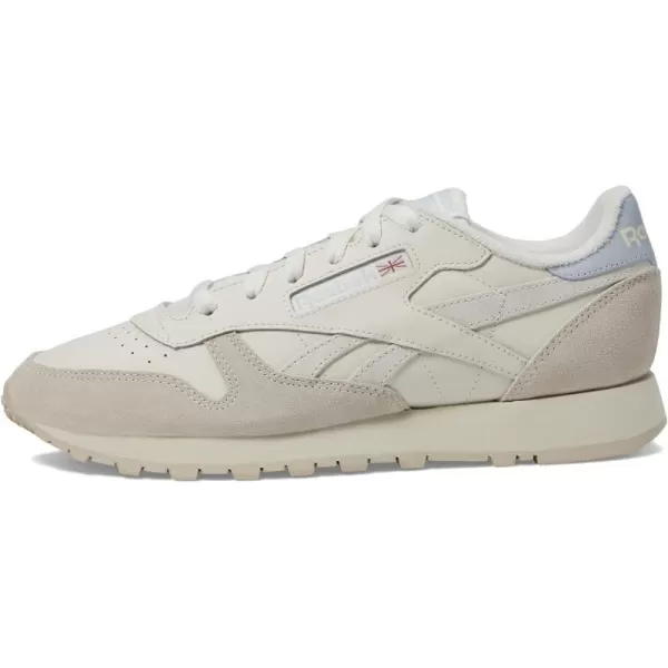 Reebok Classic Leather Women Training Running ShoesChalkVintage ChalkFeel Good Blue