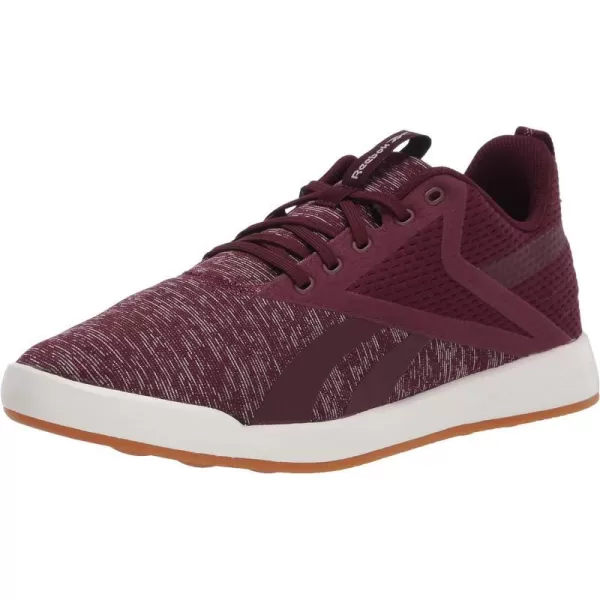 Reebok Classic Leather Women Training Running ShoesMaroonChalk