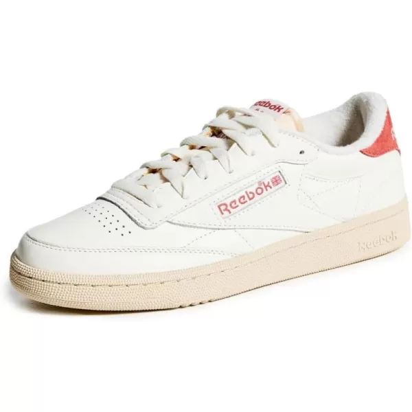 Reebok Womens Club C 85 Vintage Walking ShoeChalkPaper WhiteAqua Dust