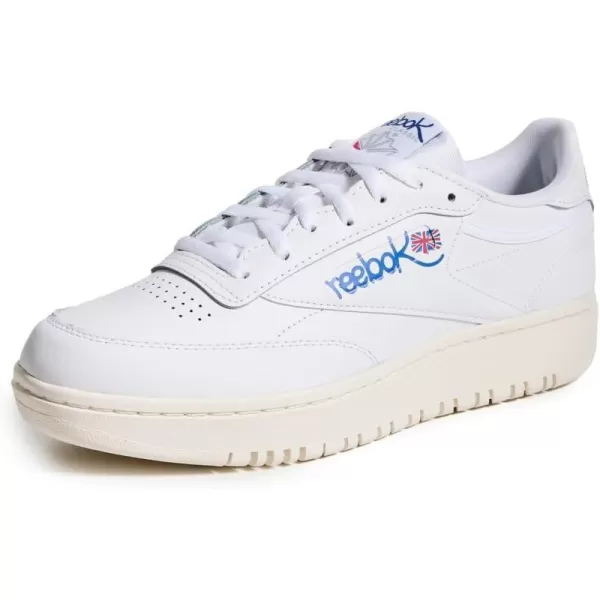 Reebok Womens Club C Double SneakerFootwear WhiteChalkStep Purple