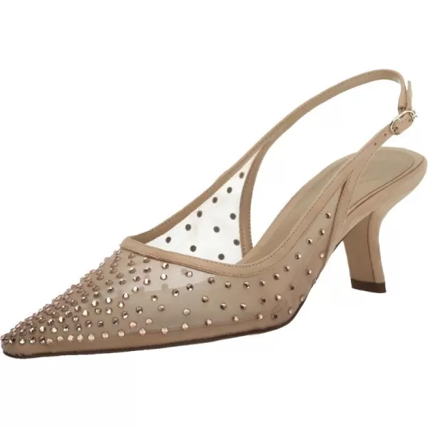 Sam Edelman Womens Bianka Slingback PumpBeechwood Glitz Mesh