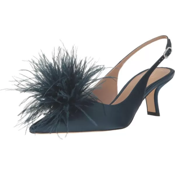 Sam Edelman Womens Bianka Slingback PumpPacific Navy Feather