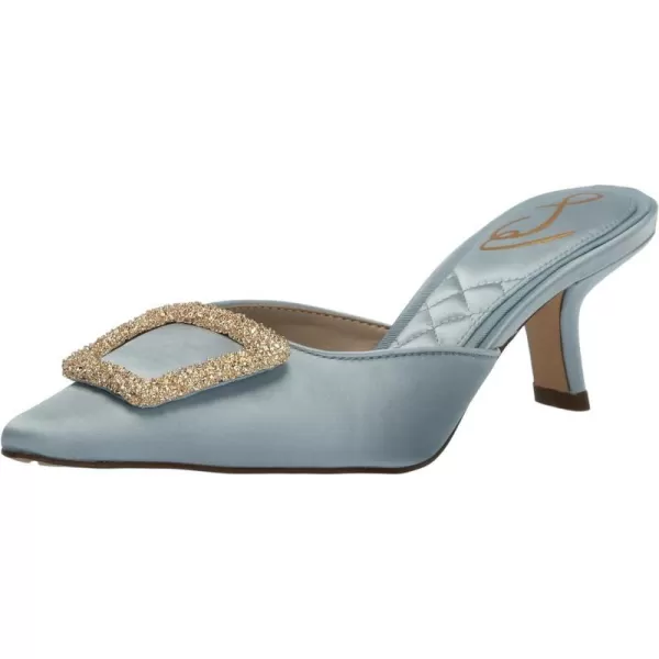 Sam Edelman Womens Brit Kitten Heel MuleRobin Egg Blue