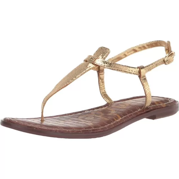 Sam Edelman Womens Gigi Thong SandalAmber Gold