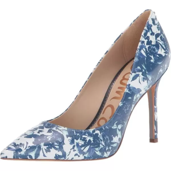 Sam Edelman Womens Hazel Pointed Toe PumpBlue Multi Toile Floral