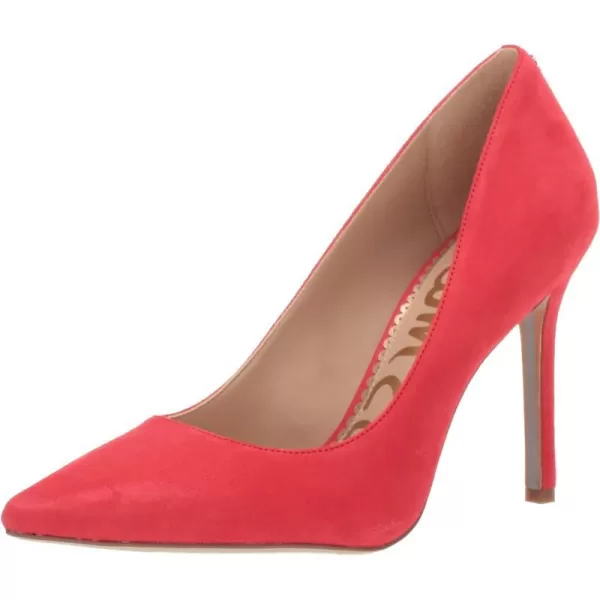 Sam Edelman Womens Hazel Pointed Toe PumpCoral Punch Suede